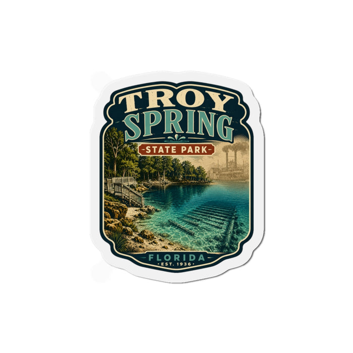Troy Spring- Die-Cut Magnet