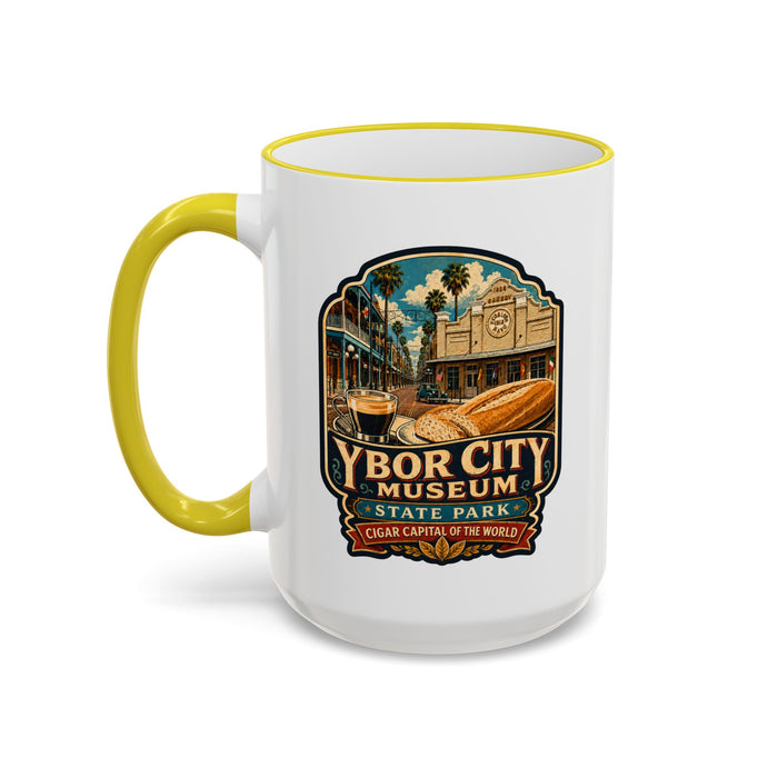 Ybor City Mug — Accent Rim & Handle 11oz/15oz