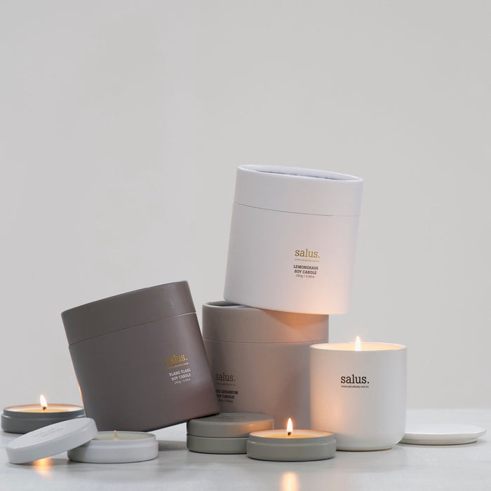 Salus Ylang Ylang Porcelain Soy Candle