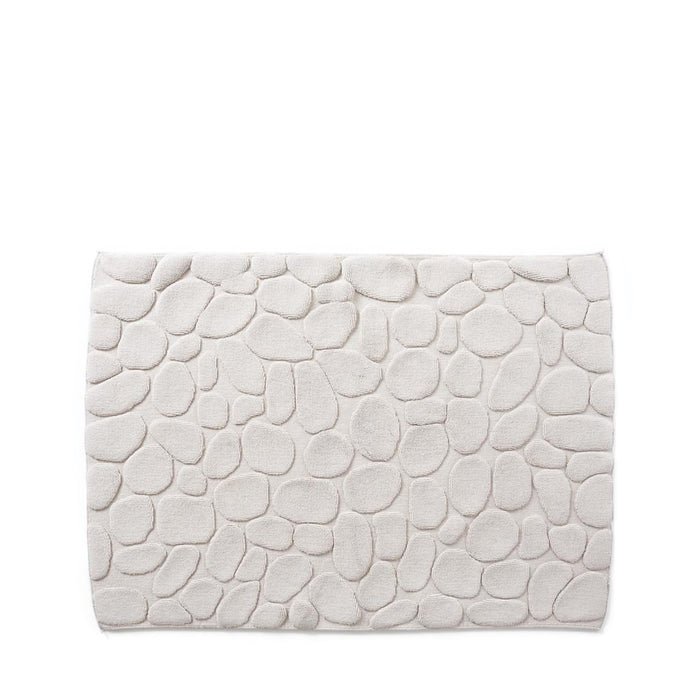 Yoshii Ottaipnu 'Pebble' Bath Mat - Light Grey